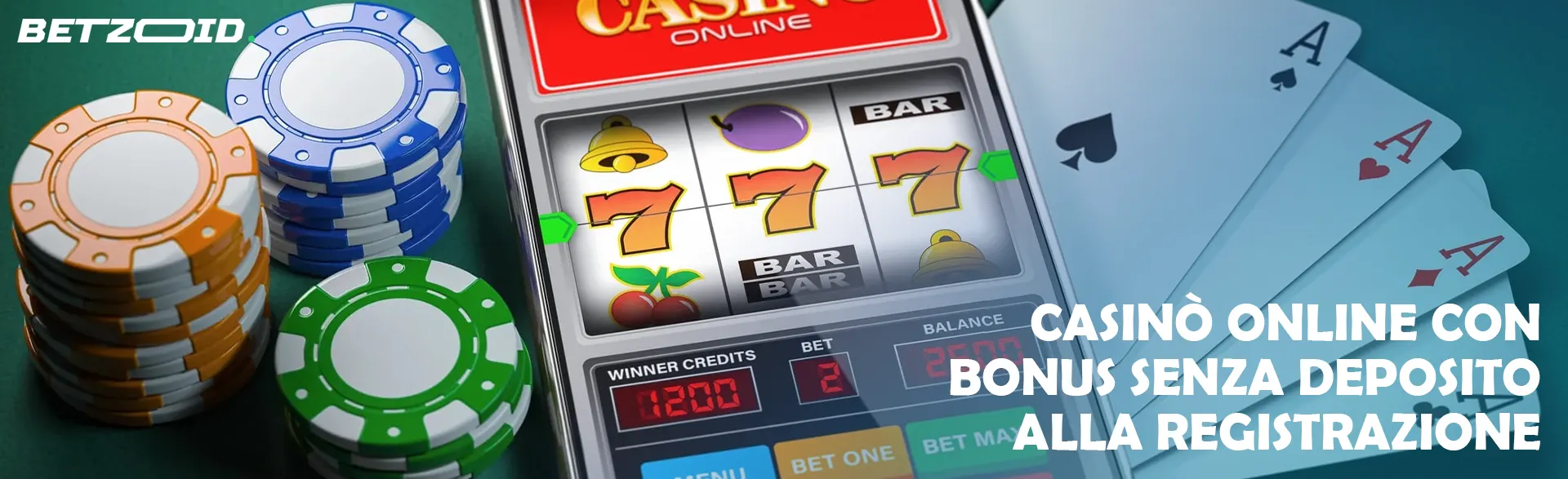 Casinò online con bonus alla registrazione senza deposito 